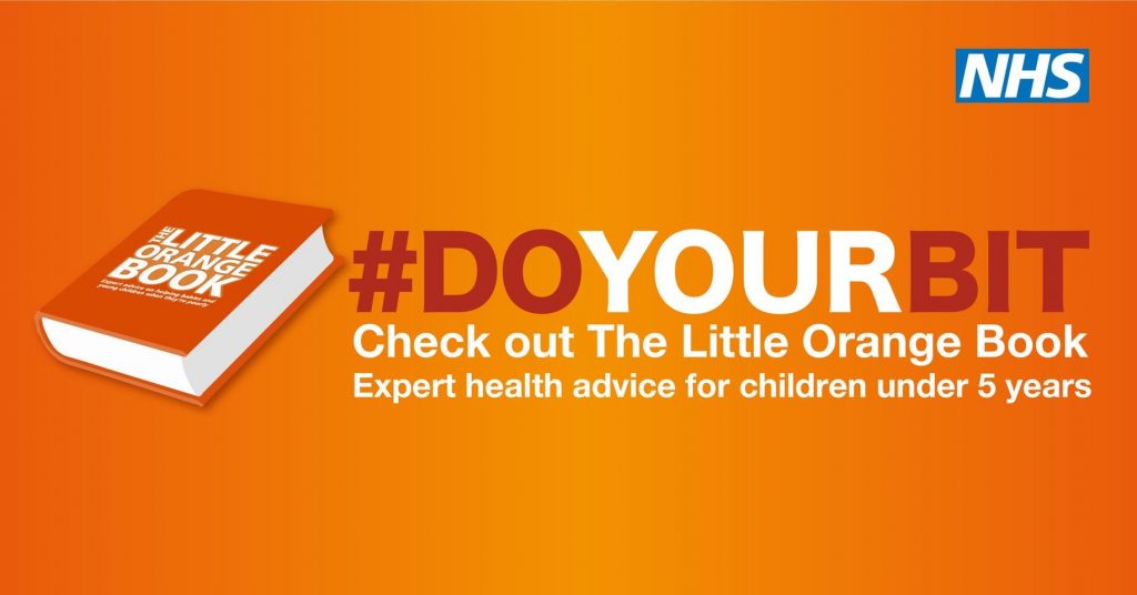#DOYOURBIT Check out The Little Orange Book Expert health advice for children under 5 years
