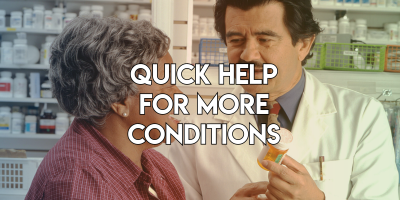 Quick help for more conditions at your local pharmacy￼