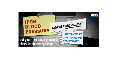Calling all over 40s: Free Blood Pressure Checks at Pharmacies